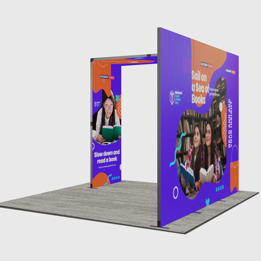 Foldable SEG Exhibition Display - Model 1