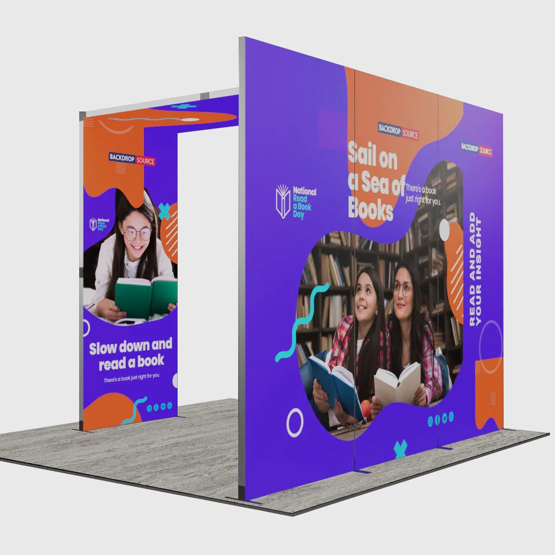 Foldable SEG Exhibition Display - Model 4