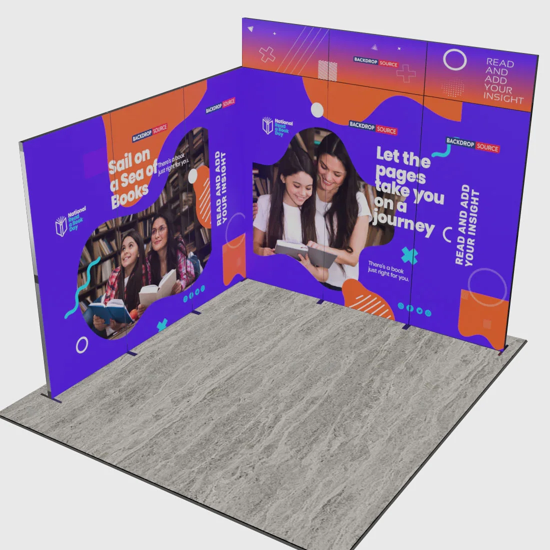 Foldable SEG Exhibition Display - Model 7