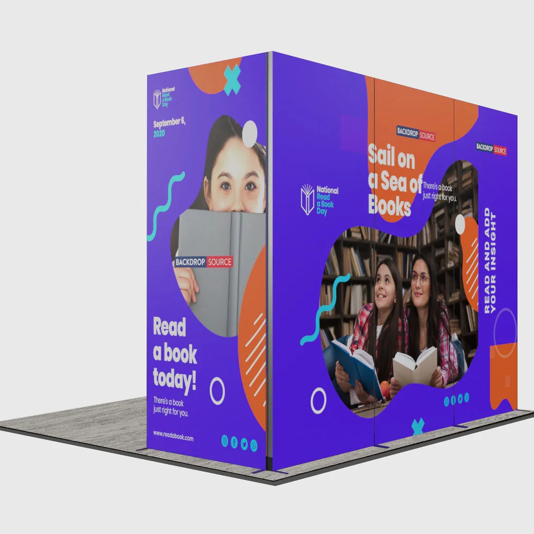 Foldable SEG Exhibition Display - Model 2