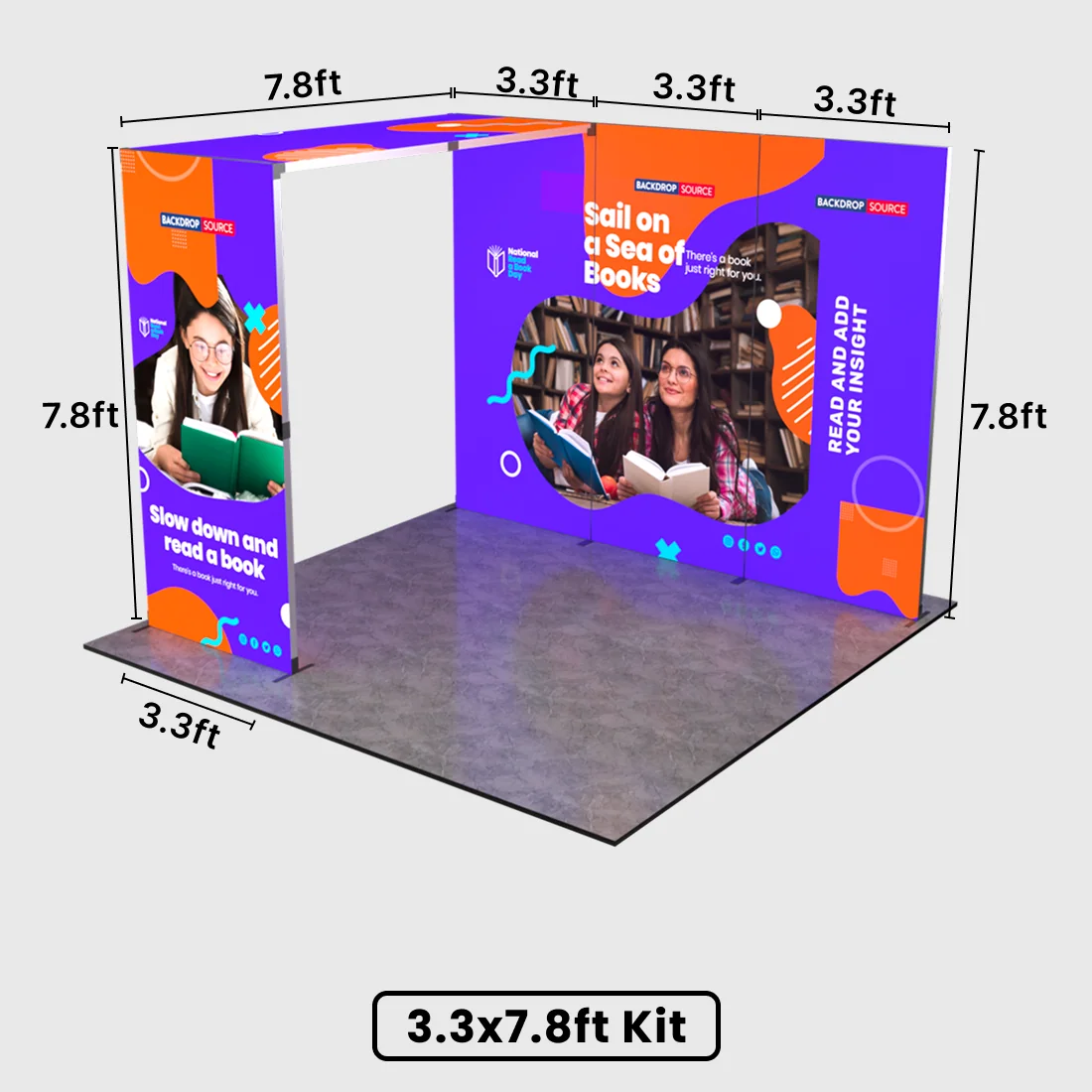 Foldable SEG Exhibition Display - Model 1