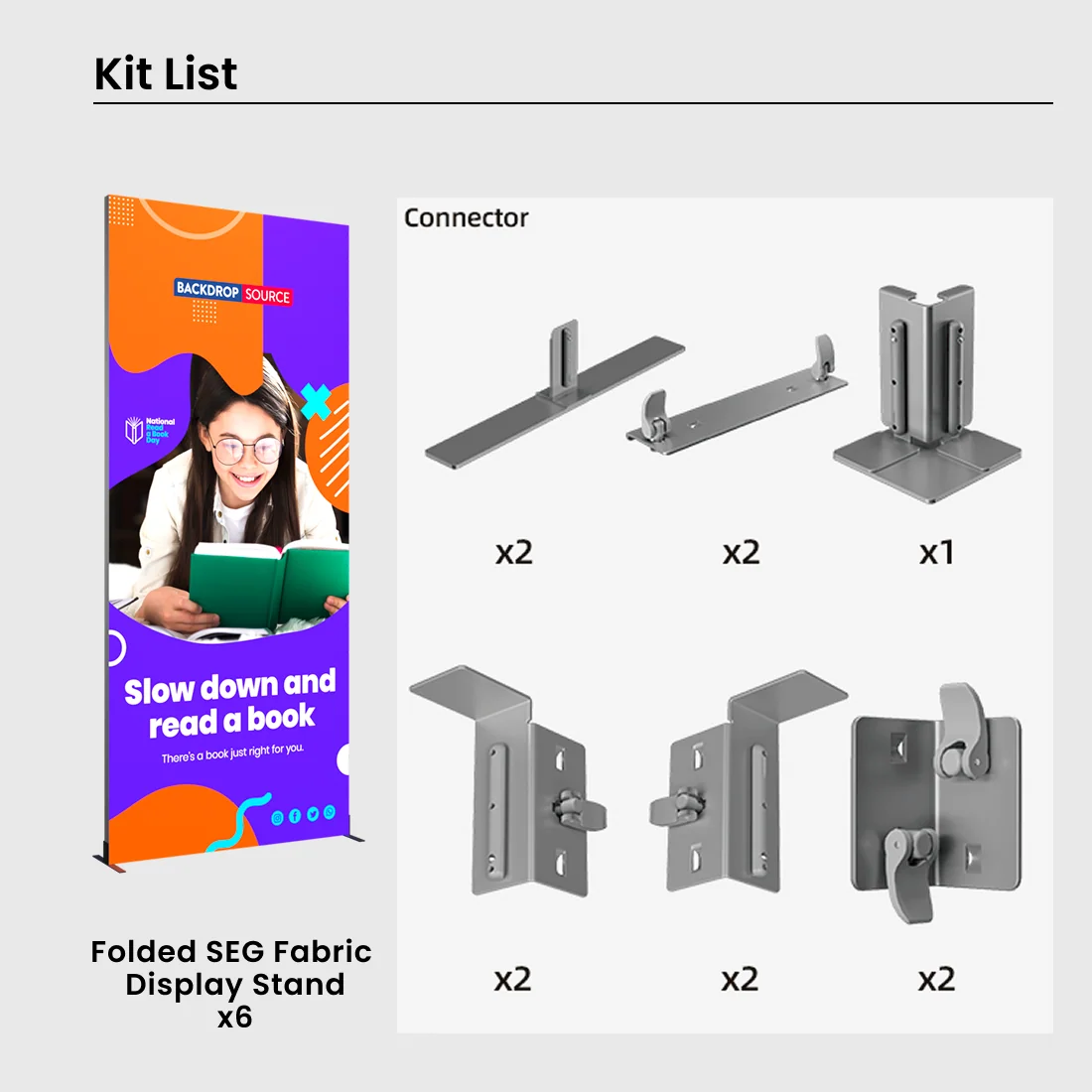 Foldable SEG Exhibition Display - Model 2