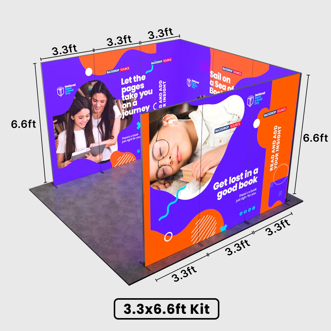 Foldable SEG Exhibition Display - Model 6