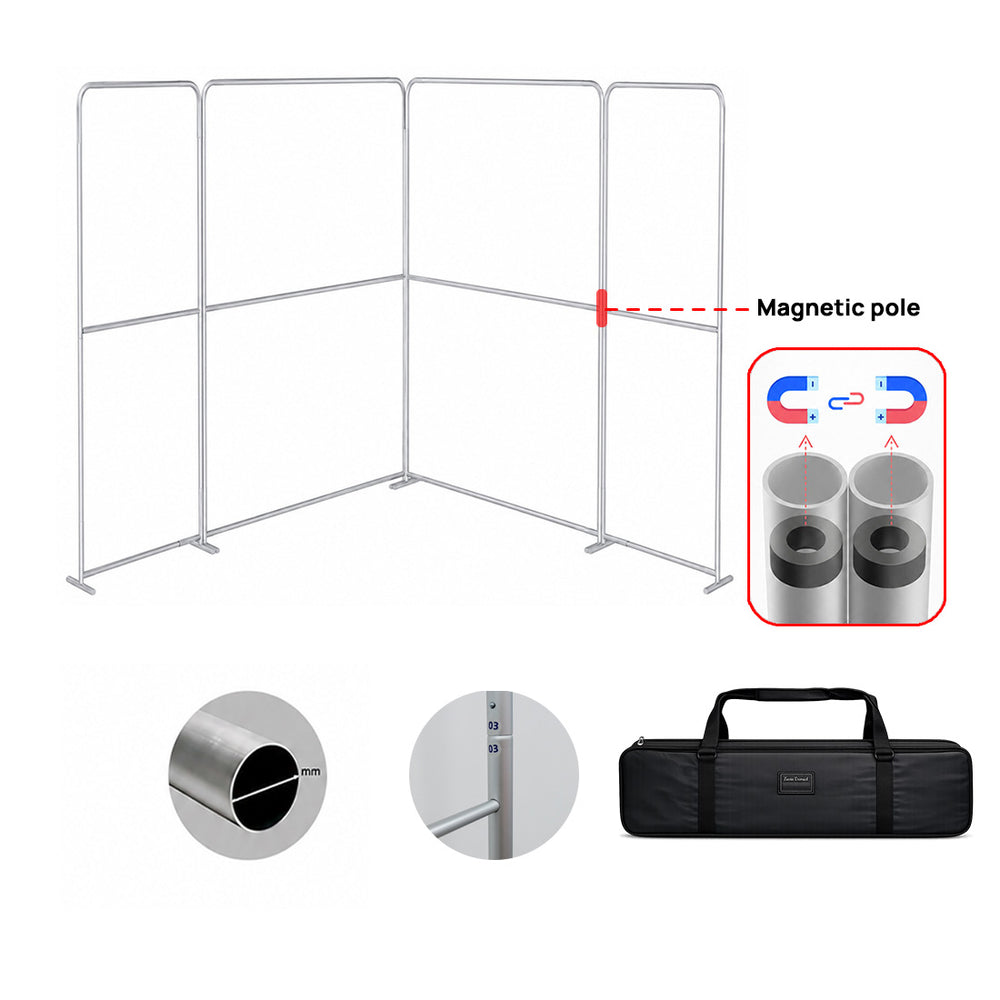 Magnetic Fabric Booth Display - Model 1 (10 x 10ft)