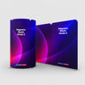 13x10 Magnetic Fabric Booth Wall with Curved Panel Options