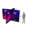 13x13 Magnetic Fabric Booth Wall with 4 Panels