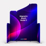 6.5x6.5 Magnetic Fabric Booth Wall with 5 Straight Panels