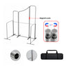 6.5x6.5 Magnetic Fabric Booth Wall with 5 Straight Panels