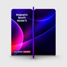 6.5x6.5 Magnetic Fabric Straight Backwall Display