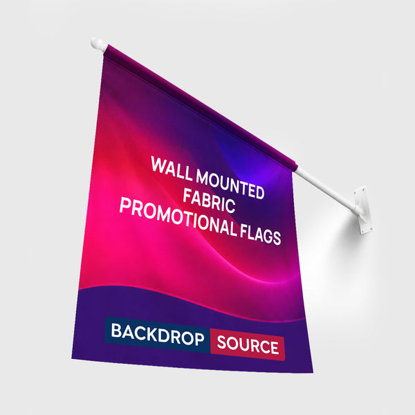 Drapeaux publicitaires muraux 