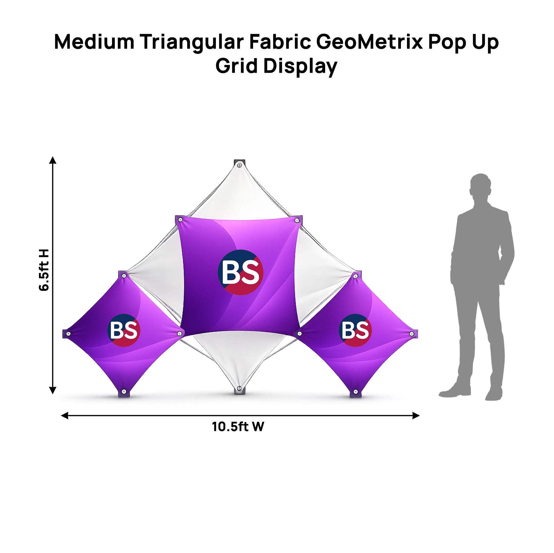 Triangulaire (moyen) - Affichage contextuel de la grille GeoMetrix 