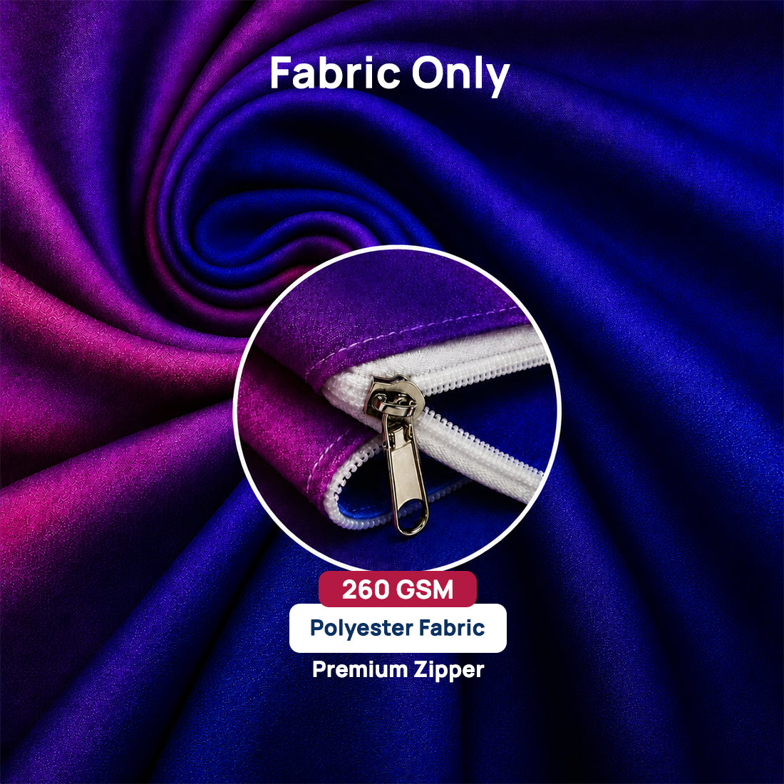 Premium Straight Fabric Wall with LED Spotlights