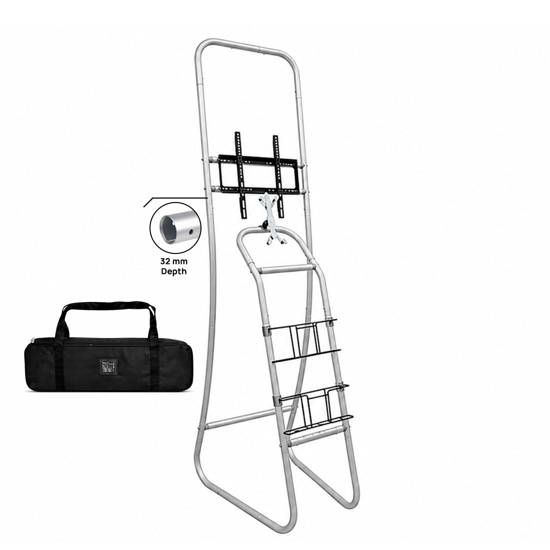 Multi-Device Media Display Stand