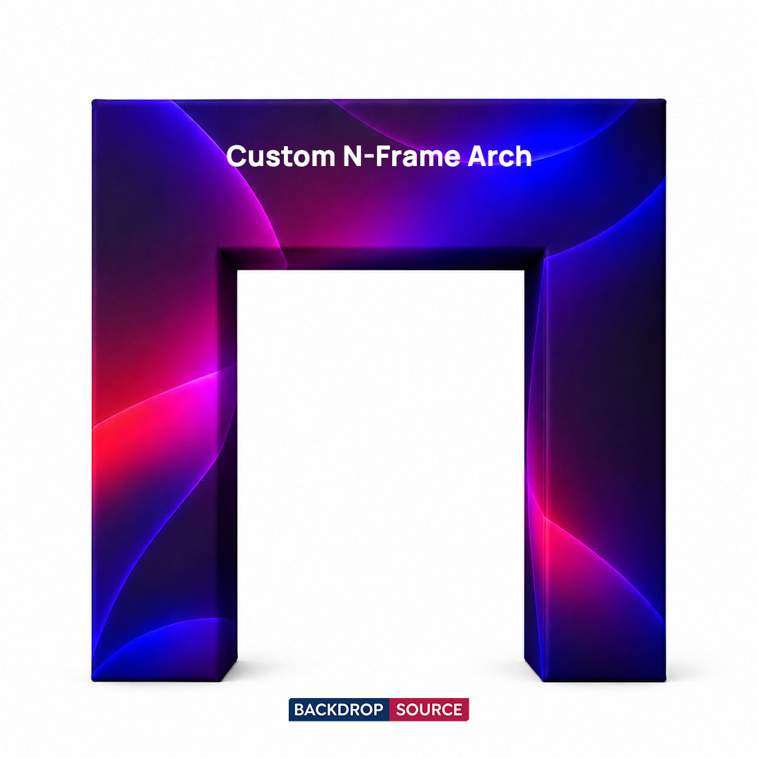 Custom N-Frame Tension Fabric Event Archway