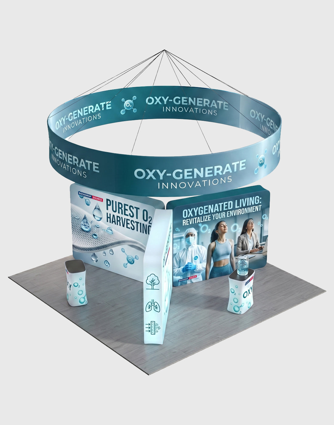 Modular Booth Kits 20ft x 20ft - Model 10