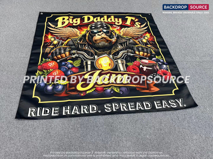 Double sided fabric printing