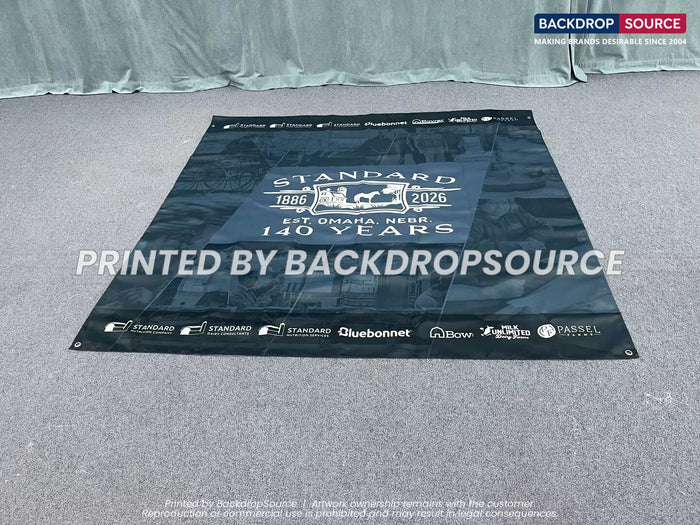 Double sided fabric printing