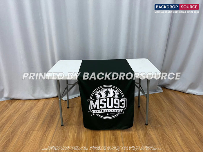 Customised table cover printing