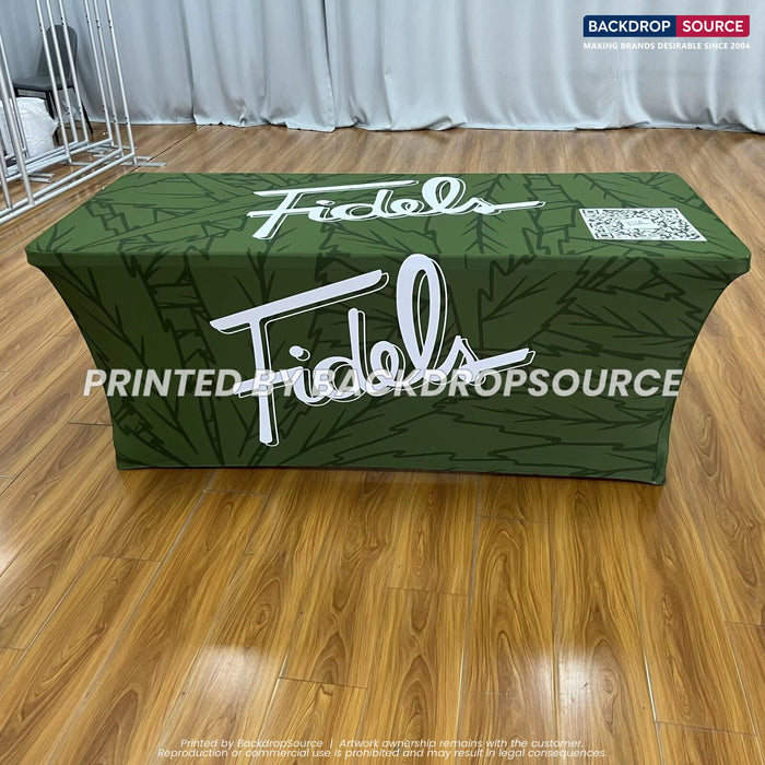 Customised table cover printing