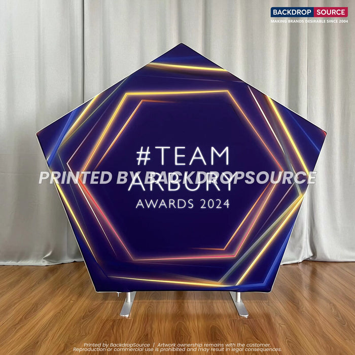 Customised shape backdrops
