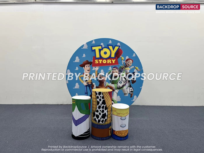Round backdrop kits
