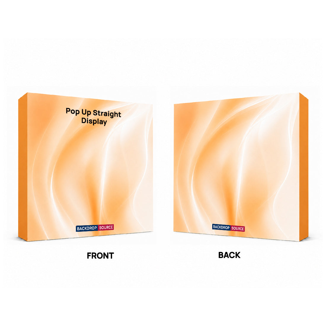 Portable Straight Fabric Pop-Up Wall