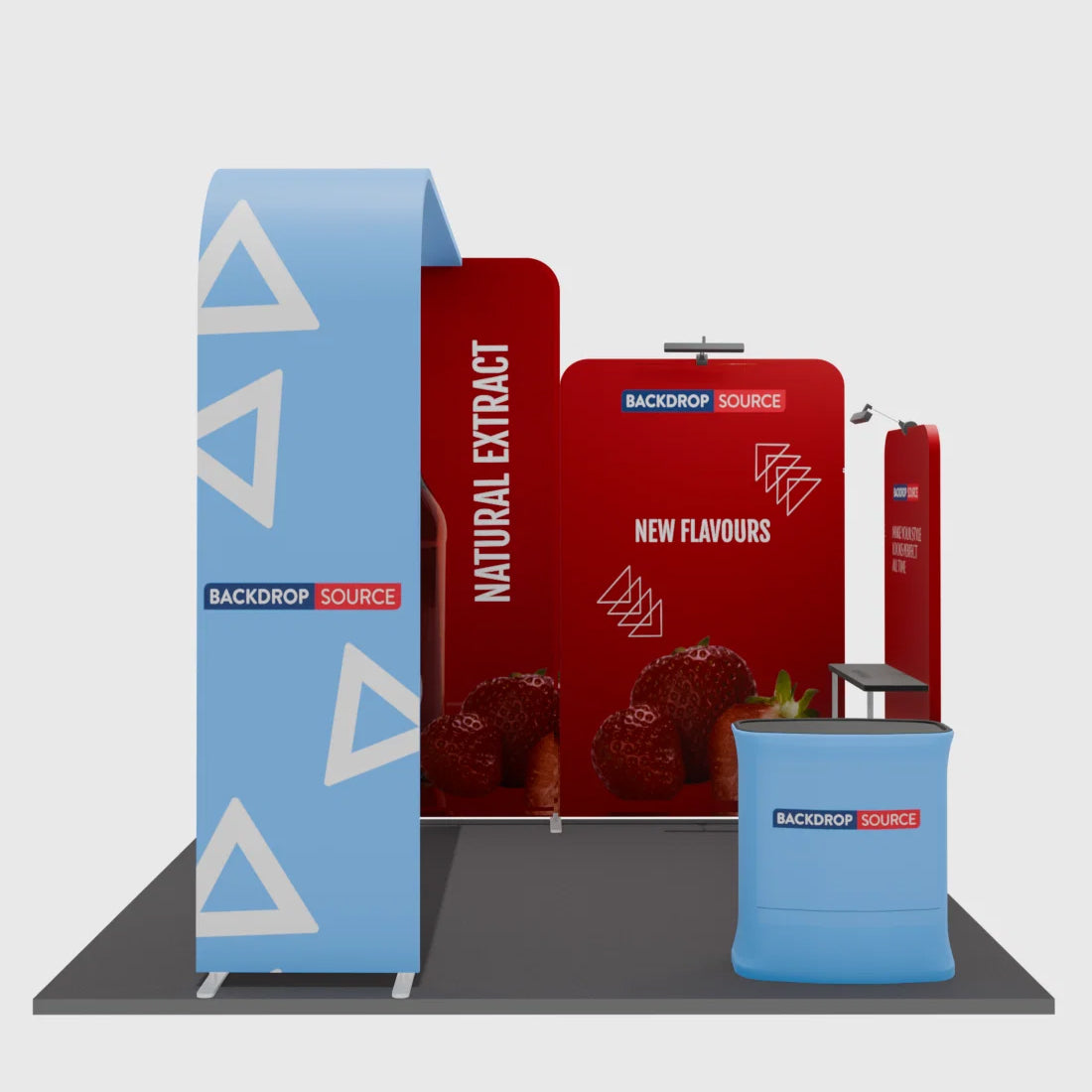 Portable Exhibit Display 10ft x 10ft - Model 15