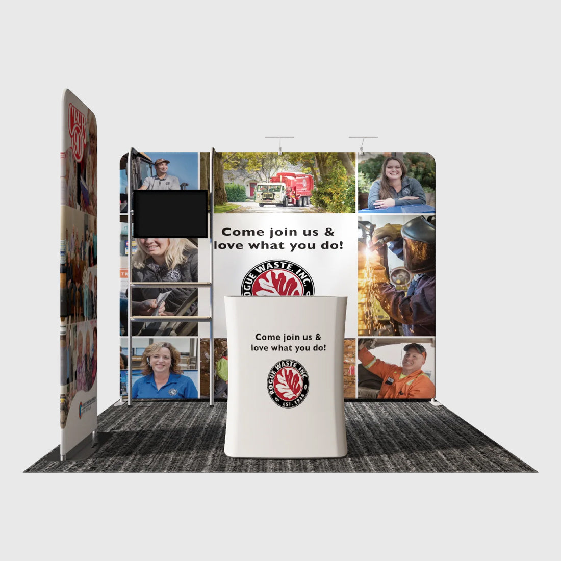 Présentoir portable 3 m x 3 m - Modèle 22 