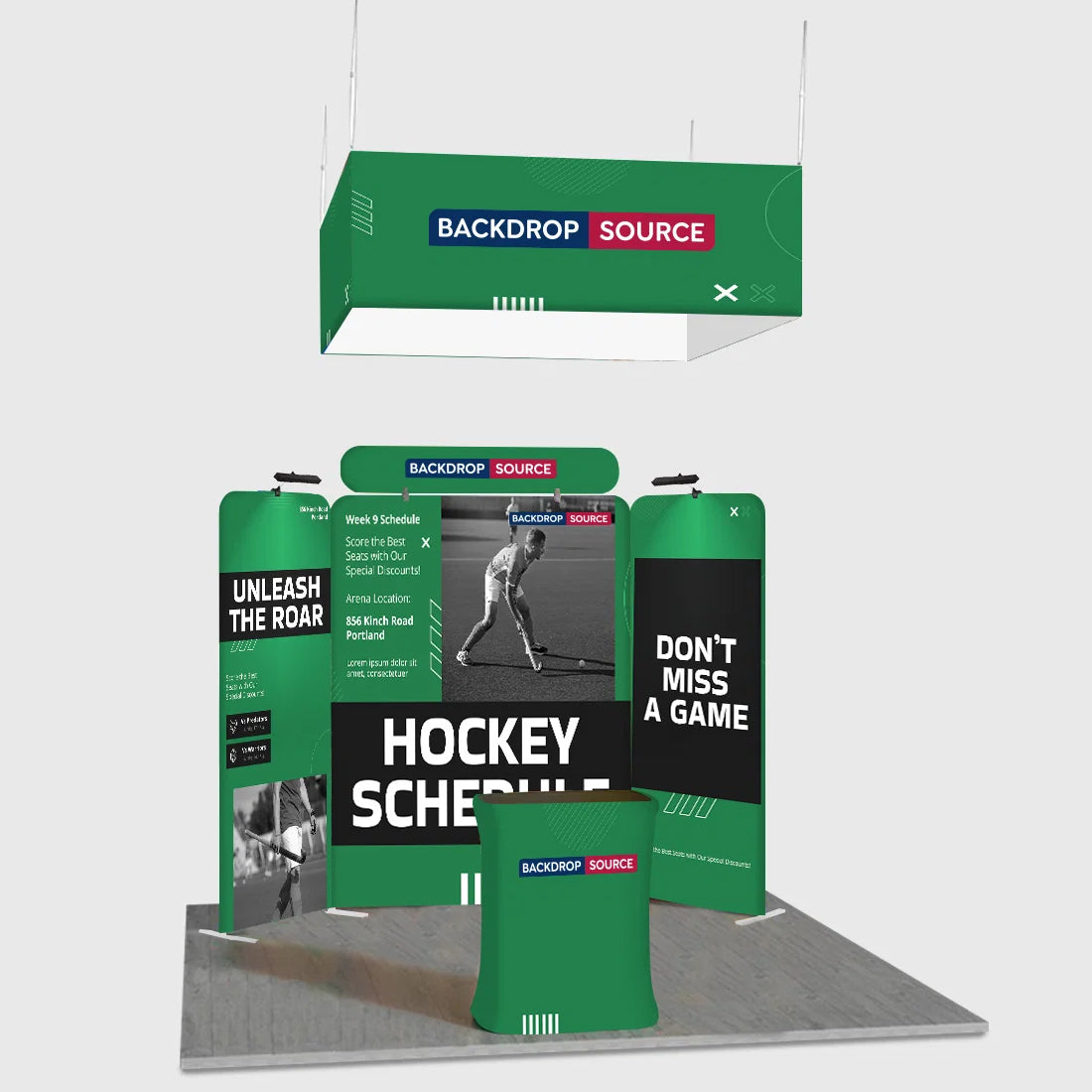 Portable Exhibit Display 10ft x 10ft - Model 32
