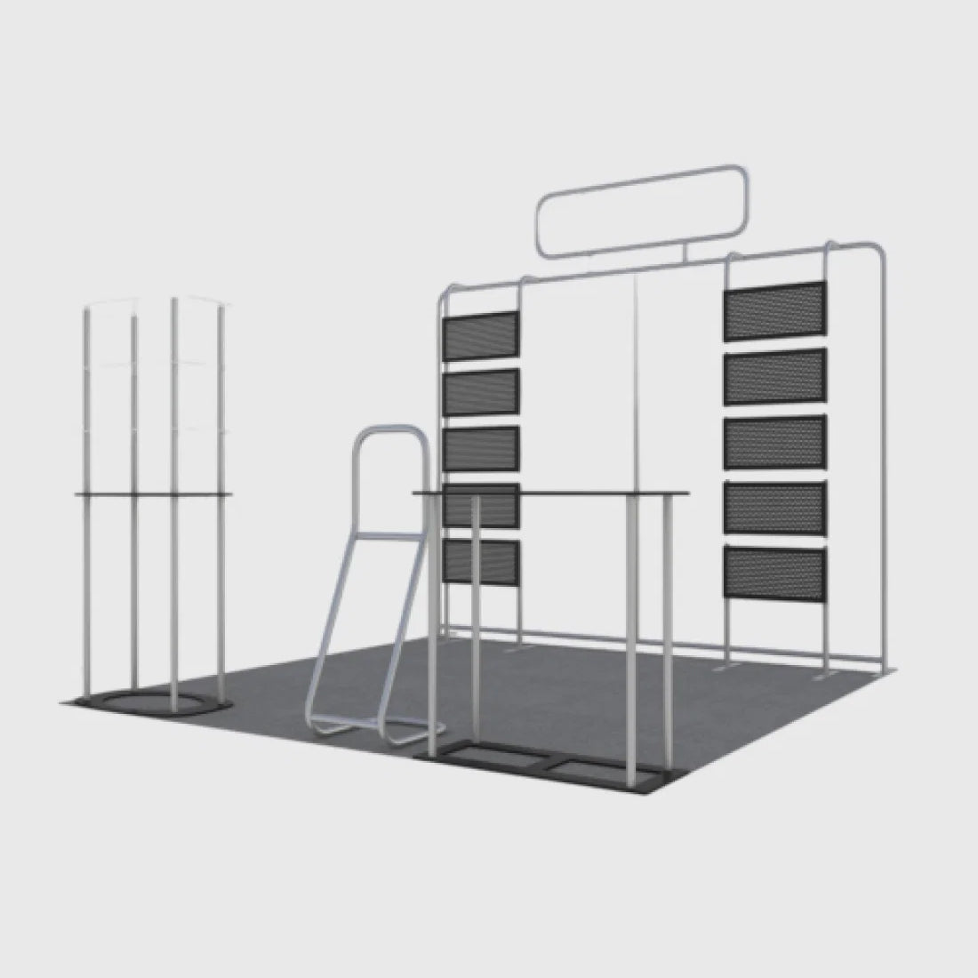 Portable Exhibit Display 10ft x 10ft - Model 20