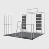 Présentoir portable 3 m x 3 m - Modèle 20 