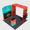 Présentoir portable 3 m x 3 m - Modèle 37 