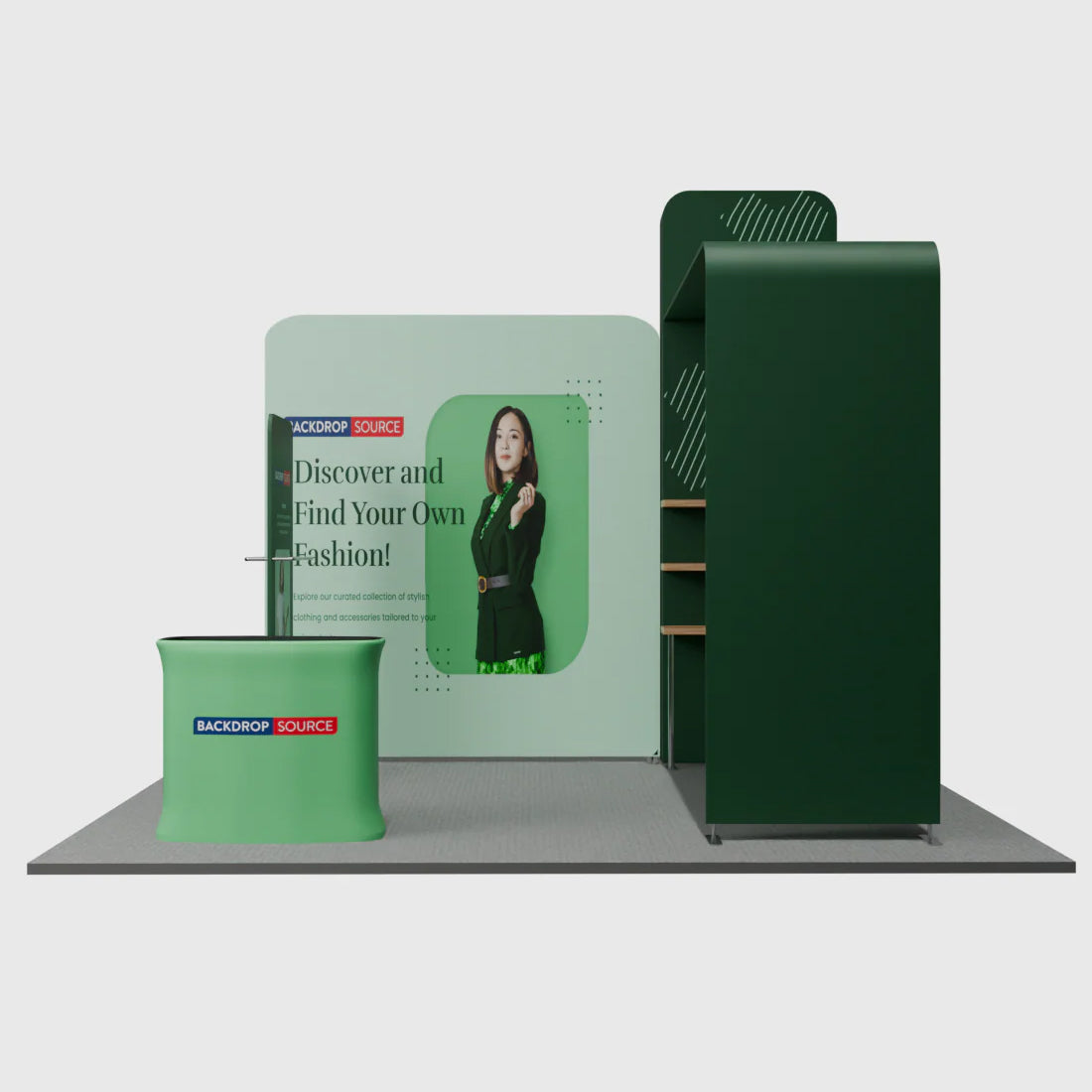 Présentoir portable 3 m x 3 m - Modèle 19 