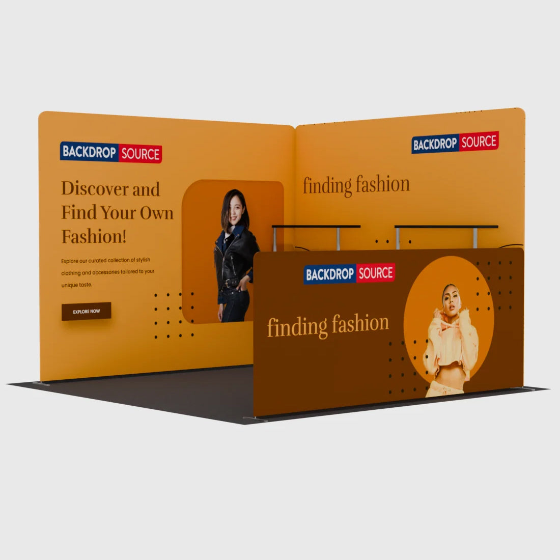 Portable Exhibit Display 10ft x 10ft - Model 21