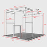 Présentoir portable 3 m x 3 m - Modèle 29