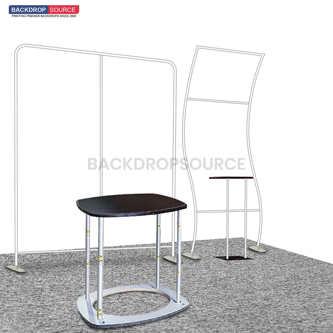 Présentoir portable 3 m x 3 m - Modèle 10 
