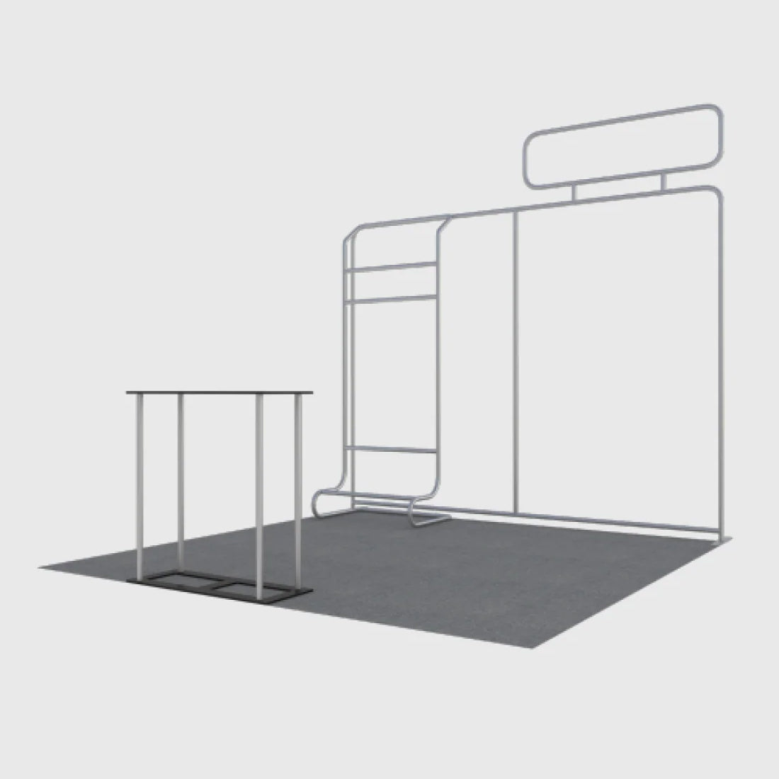 Présentoir portable 3 m x 3 m - Modèle 16 
