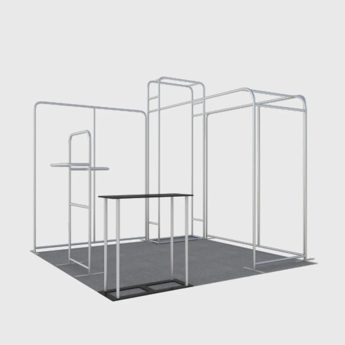 Présentoir portable 3 m x 3 m - Modèle 19 