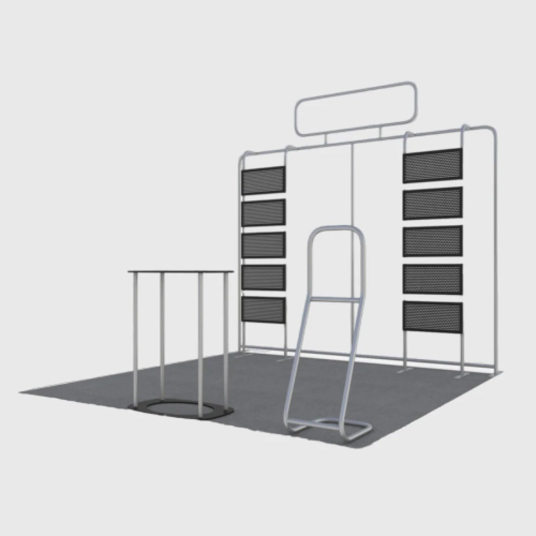 Présentoir portable 3 m x 3 m - Modèle 28 