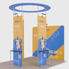Présentoir portable 3 m x 3 m - Modèle 40 