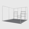Portable Exhibit Display 10ft x 10ft - Model 21