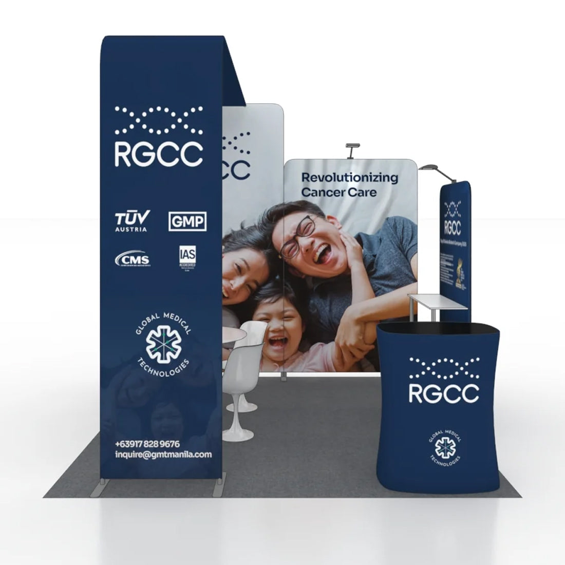 Portable Exhibit Display 10ft x 10ft - Model 15