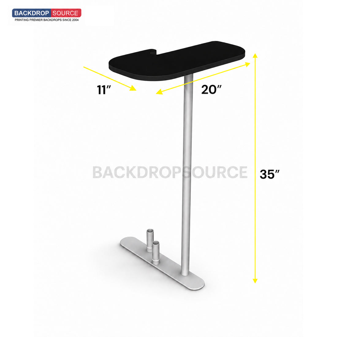 Kit de stand d'exposition modulaire haut de gamme de 3 mètres de large avec écran TV 
