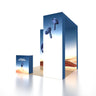 10x10 3D Media Wall Booth Kit with L-Shape Corner & Counter