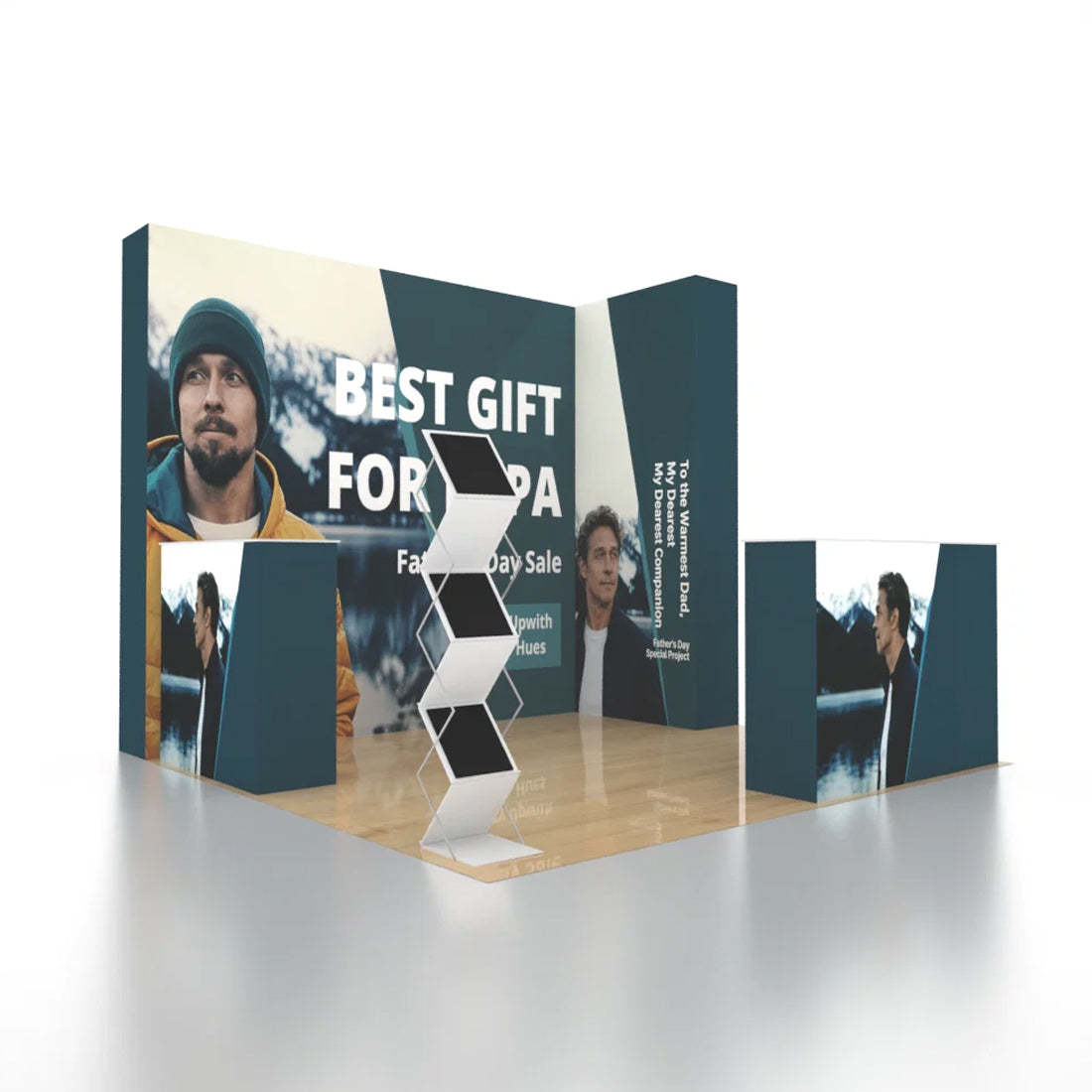 Portable Exhibit Display 10ft x 10ft - Model 42