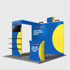 Présentoir portable 3 m x 3 m - Modèle 17 