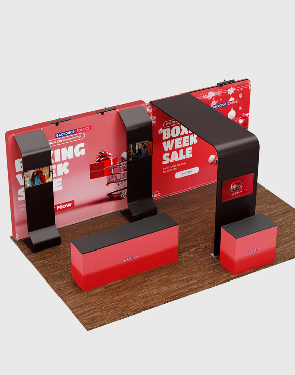 Portable Exhibit Display 10ft x 20ft - Model 5