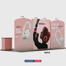 20x10 Booth Kit with Straight Centre Wall & Curved Side Walls
