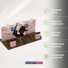 20x10 Booth Kit with Straight Centre Wall & Curved Side Walls