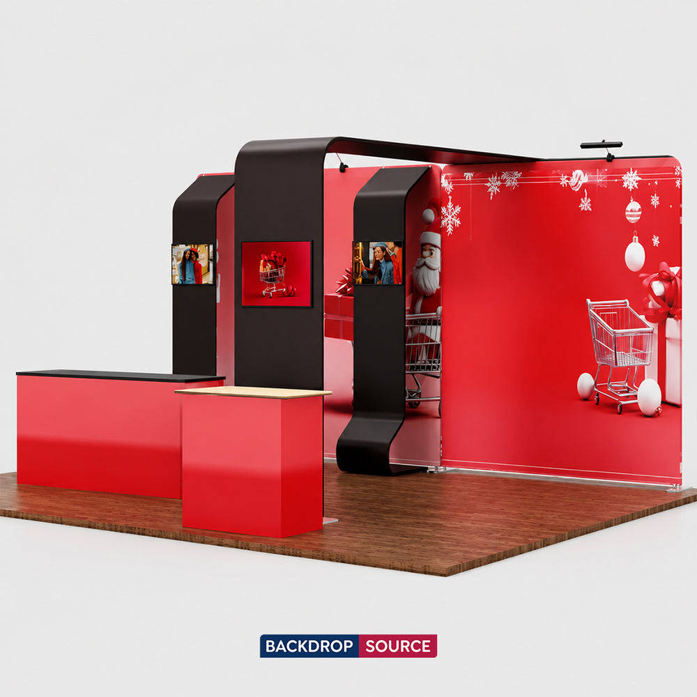Portable Exhibit Display 20ft x 10ft - Model 20
